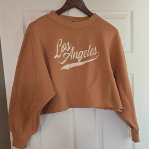 Wild Fable Los Angeles Cropped Hoodie